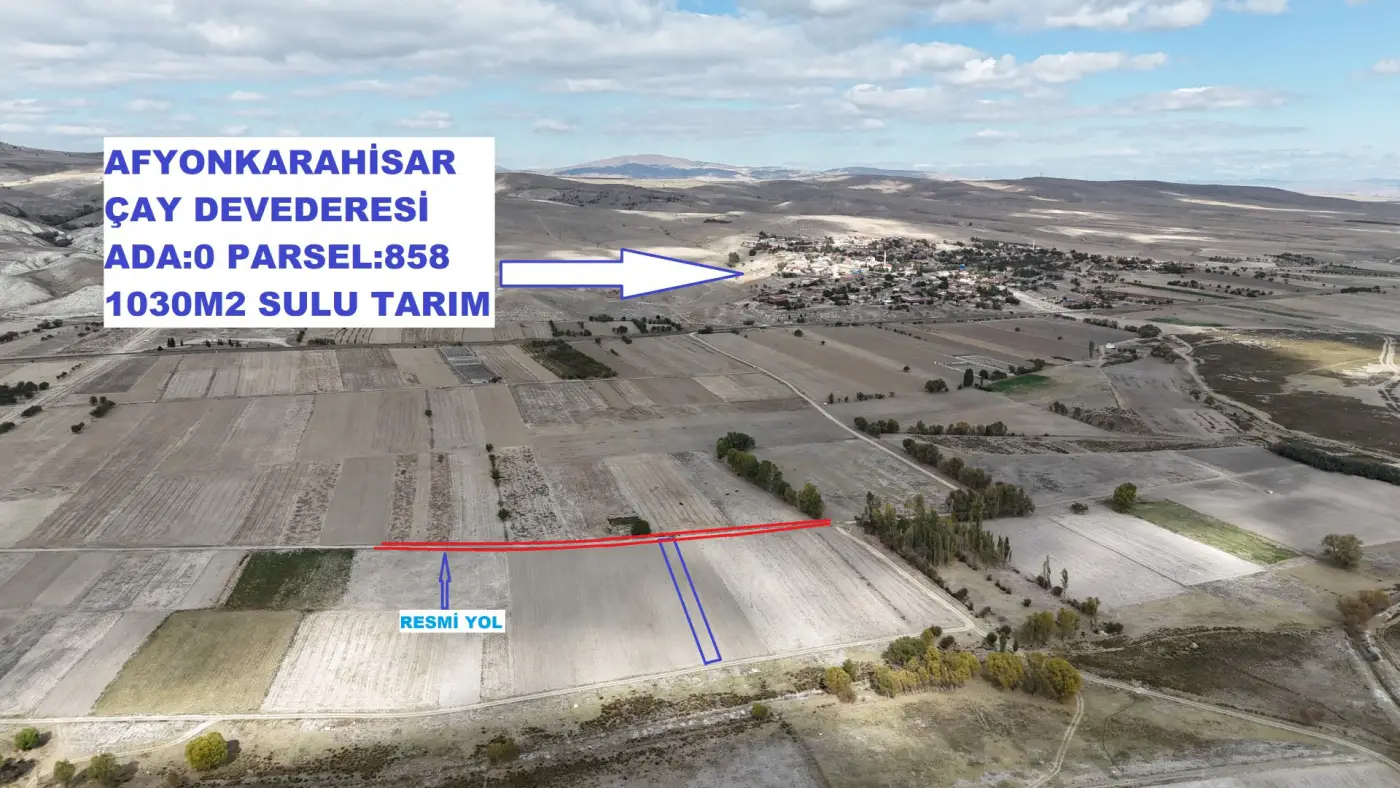 1030 m2 SATILIK TARLA